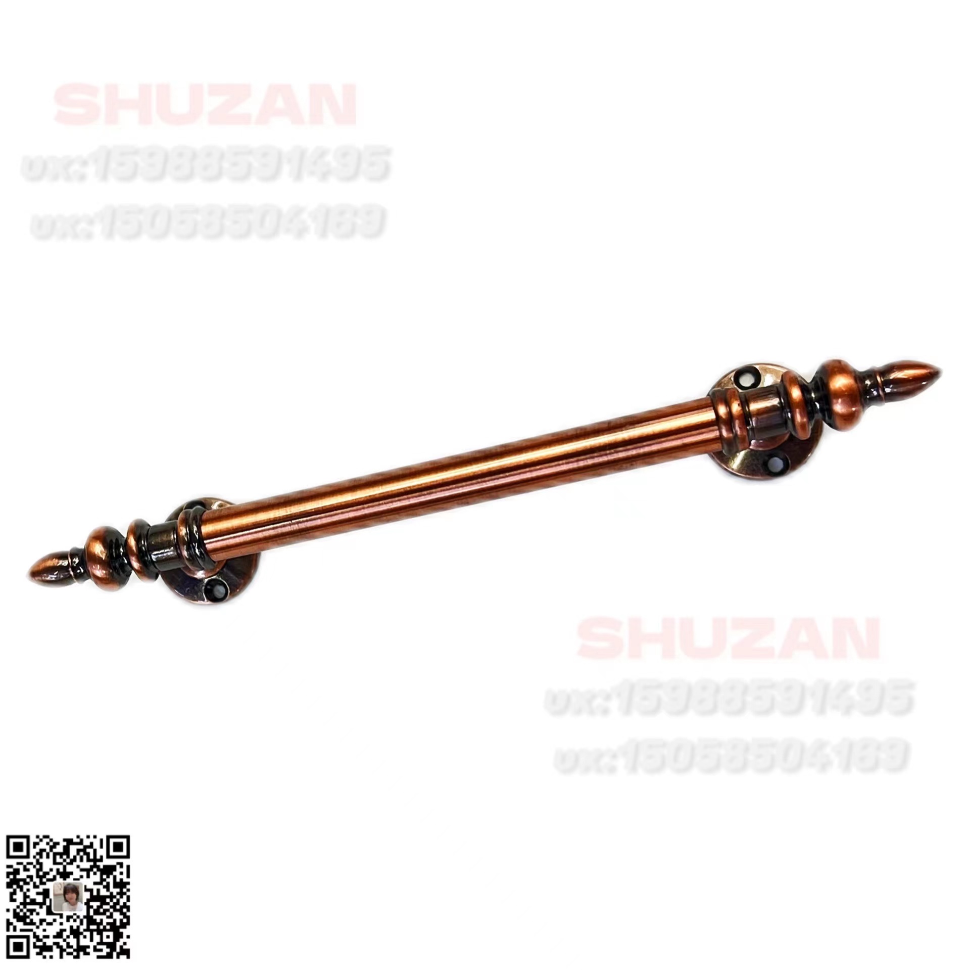 Shuzan Ice Crack European-style retro pull handle light luxury aluminum door handle cabinet door hardware accessories can be customized to model 8801