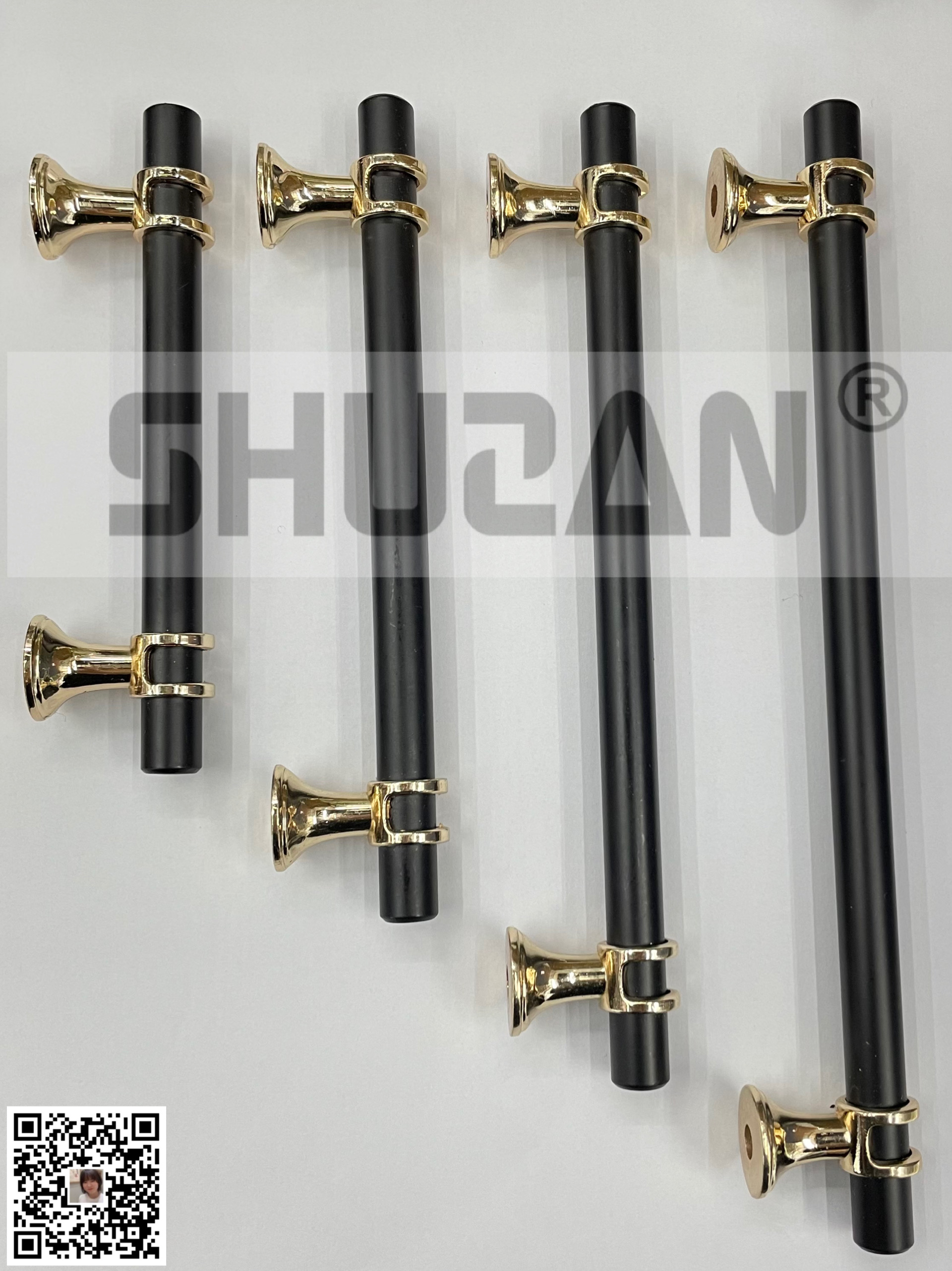 Shuzan T-shaped extended aluminum alloy handle, sliding door, cabinet door handle, furniture wardrobe, drawer door, hardware accessories, light luxury style Application Scenario
