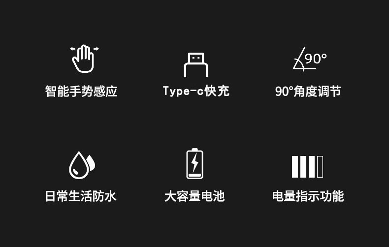 New cross-border LED headlight, USB outdoor sensor dual-purpose headlight, night fishing, cycling and running light, strong bald head wearing light detail image 6