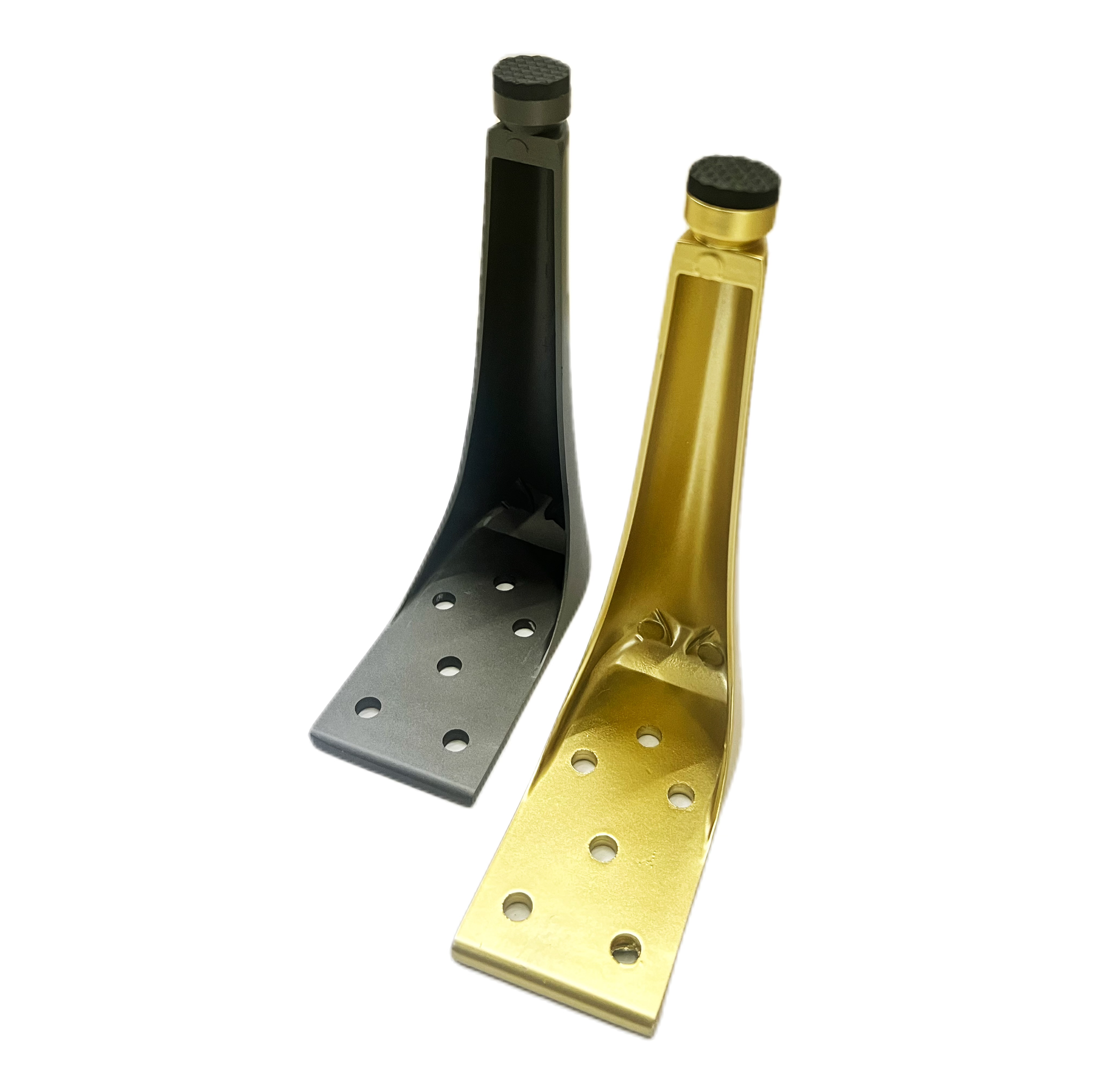 Shuzan luxurious inclined arc sofa legs, cabinet legs, hardware furniture legs, iron coffee table legs, TV cabinet legs, brand support legs, beautiful and stable, other bed types