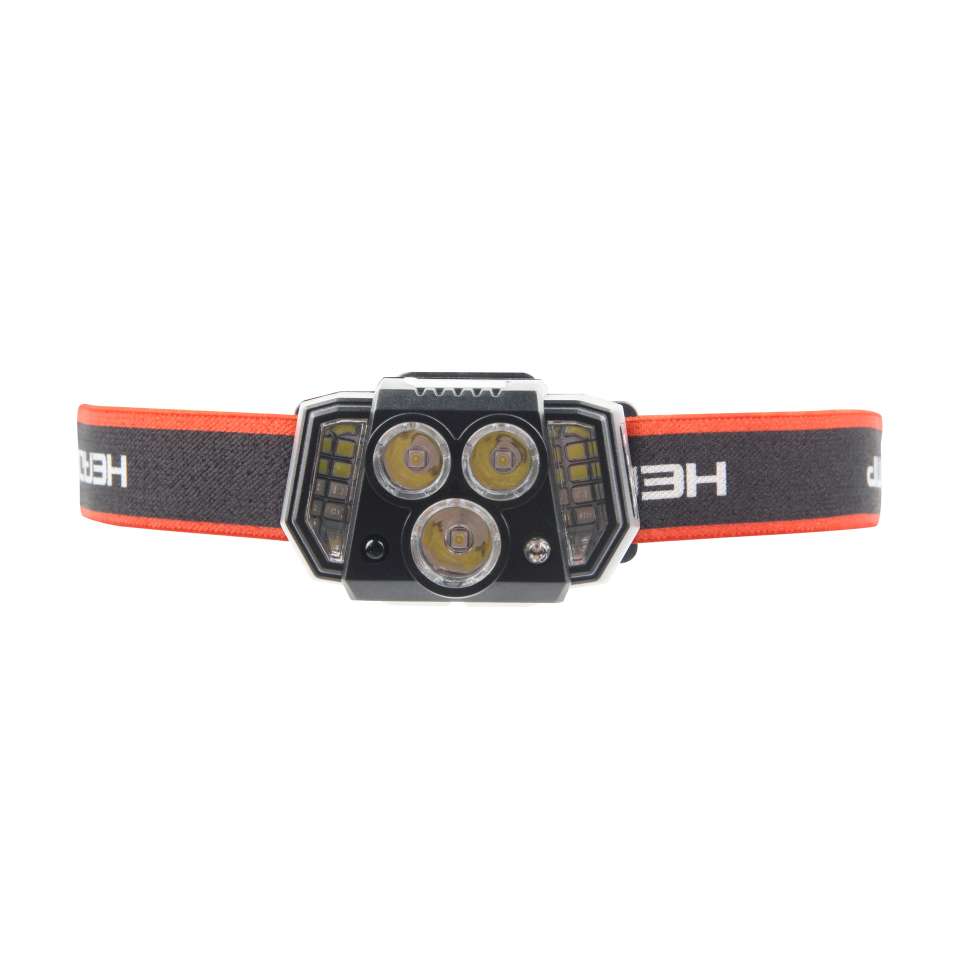 New cross-border LED headlight, USB outdoor sensor dual-purpose headlight, night fishing, cycling and running light, strong bald head wearing light detail image 8