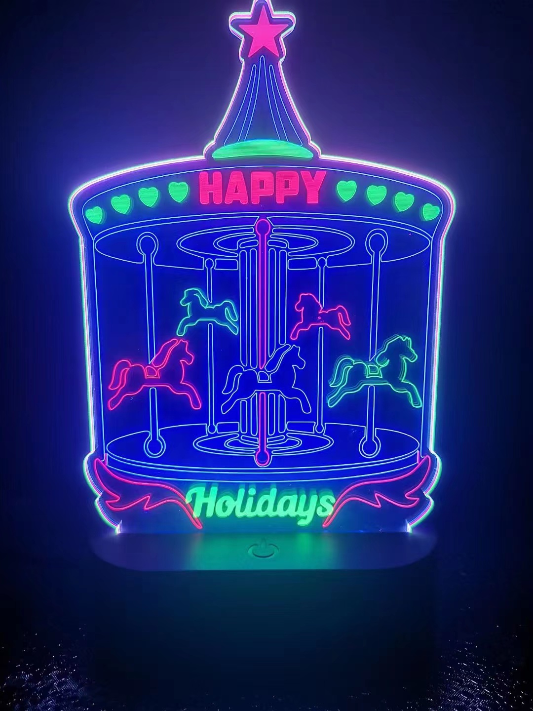 Number 8 decorative lights, home ornaments, shaped lights, festival gifts, and presents for students Application Scenario