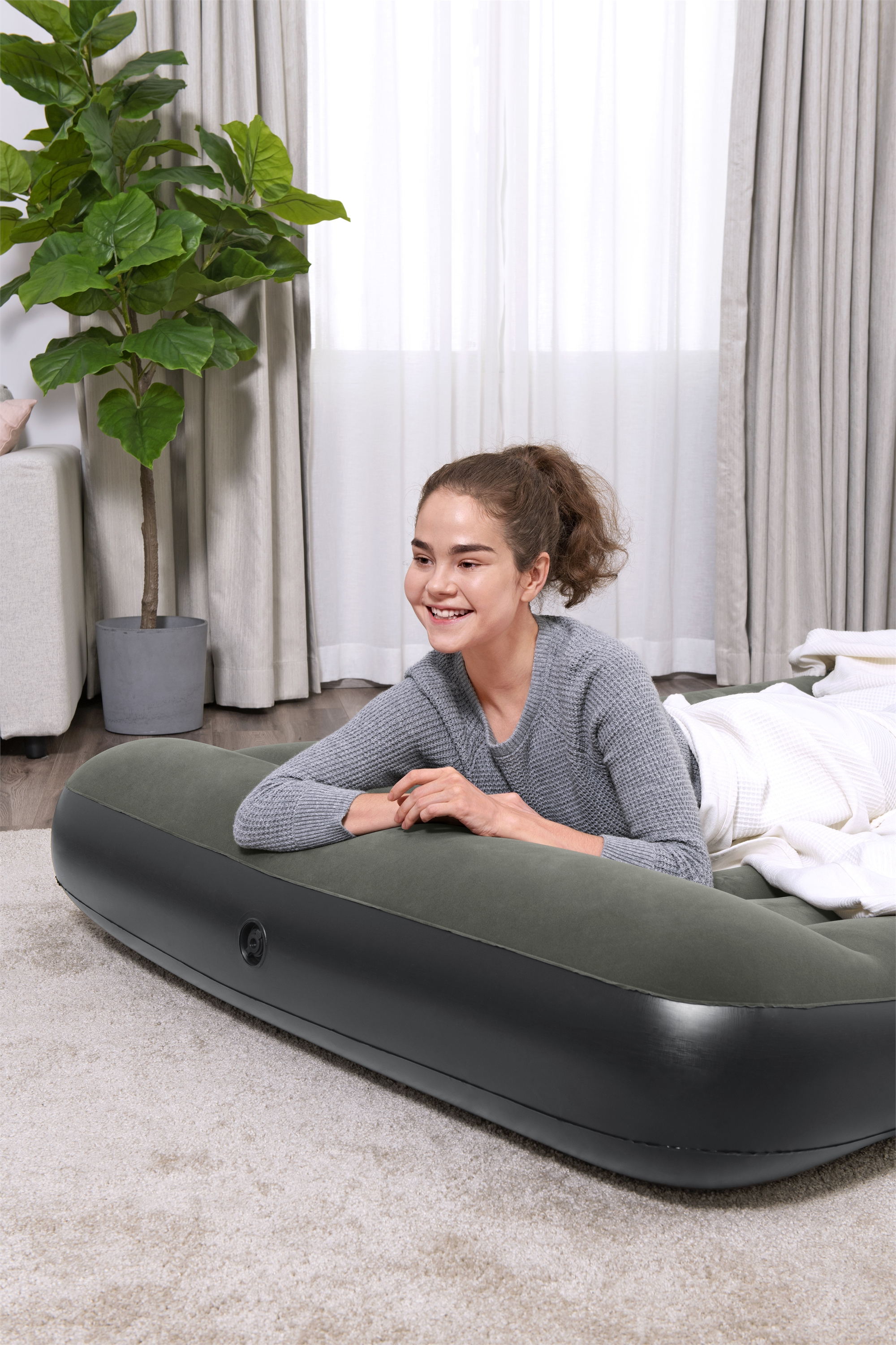 Bestway 4365367681 flocking inflatable bed water supplies wholesale pic 2