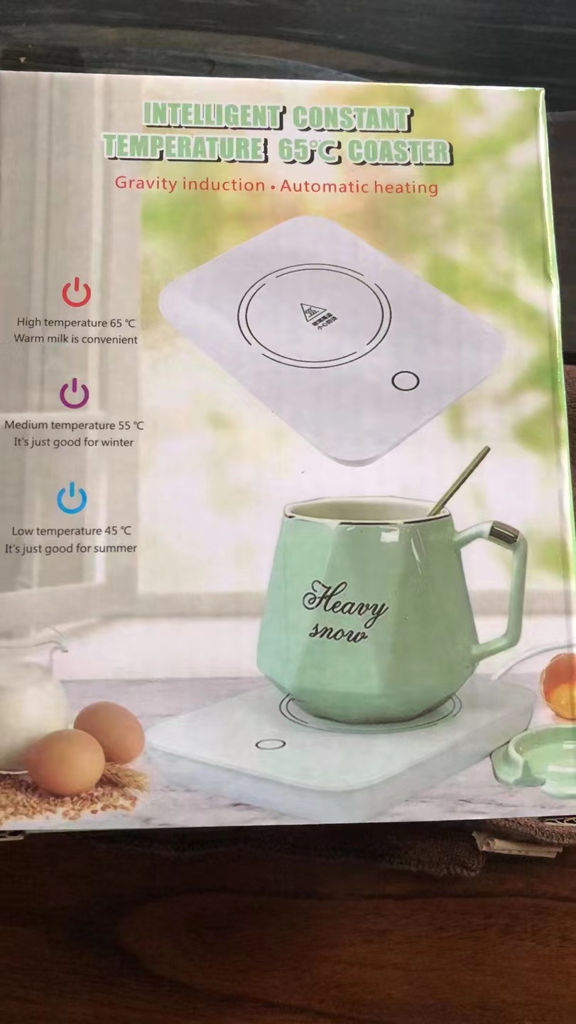 Warm coasters, warm coasters, warm cups