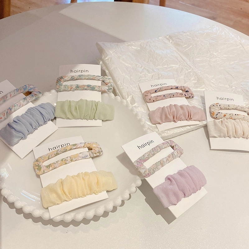 发夹网红2021年新款甜美夹子头饰百搭侧边刘海可爱日系发卡