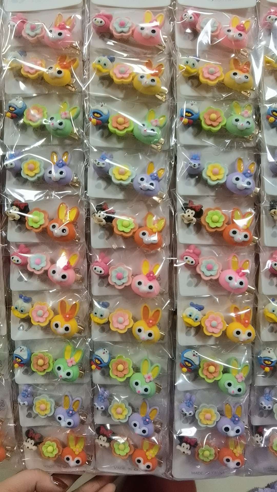 贝妮莱饰品之儿童流行多个配件组合压夹