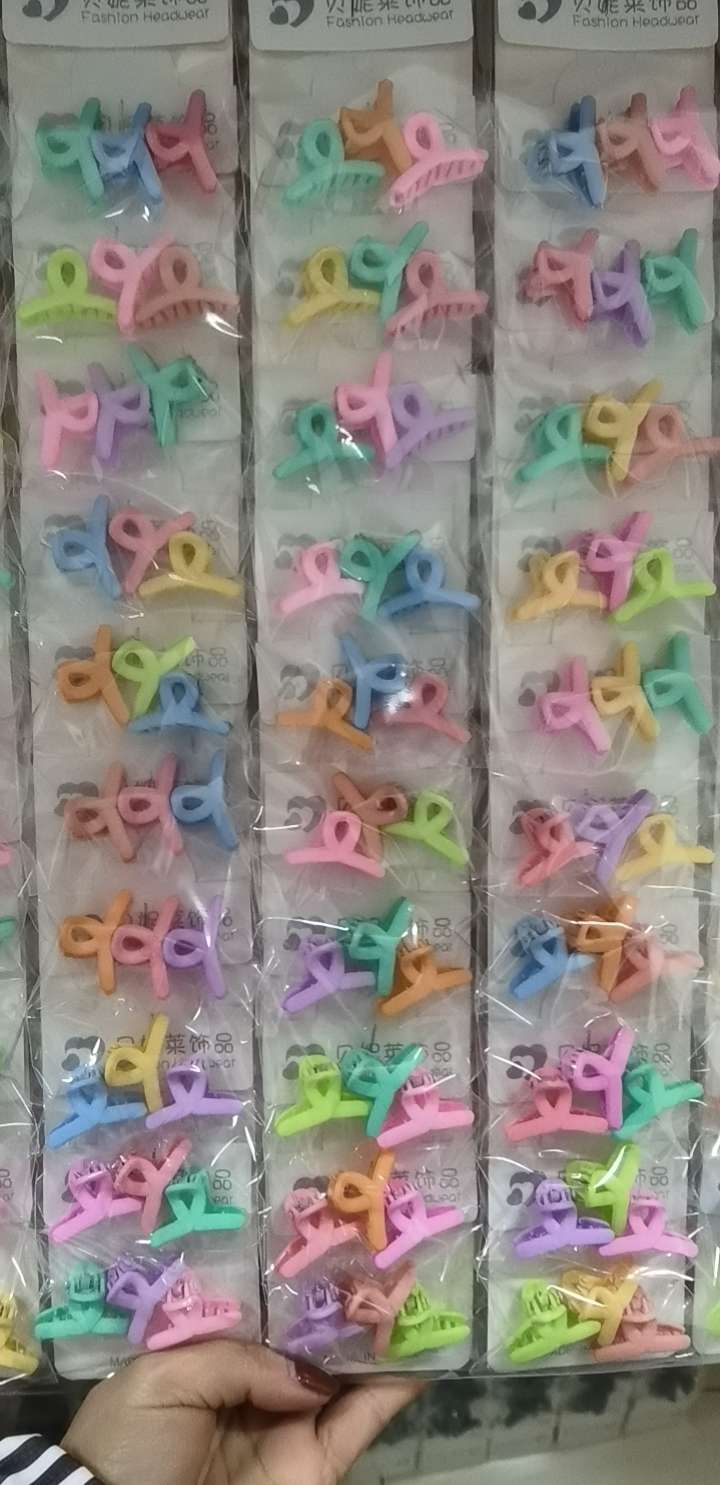 一字马彩色流行抓夹