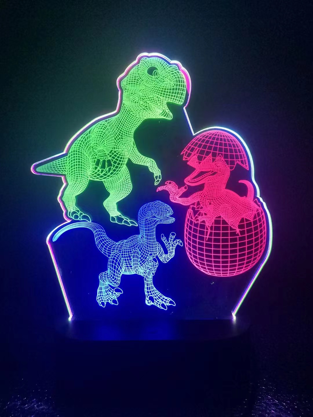 Number 3 decorative lights, home ornaments, shaped lights, festival gifts, and presents for students Item Picture