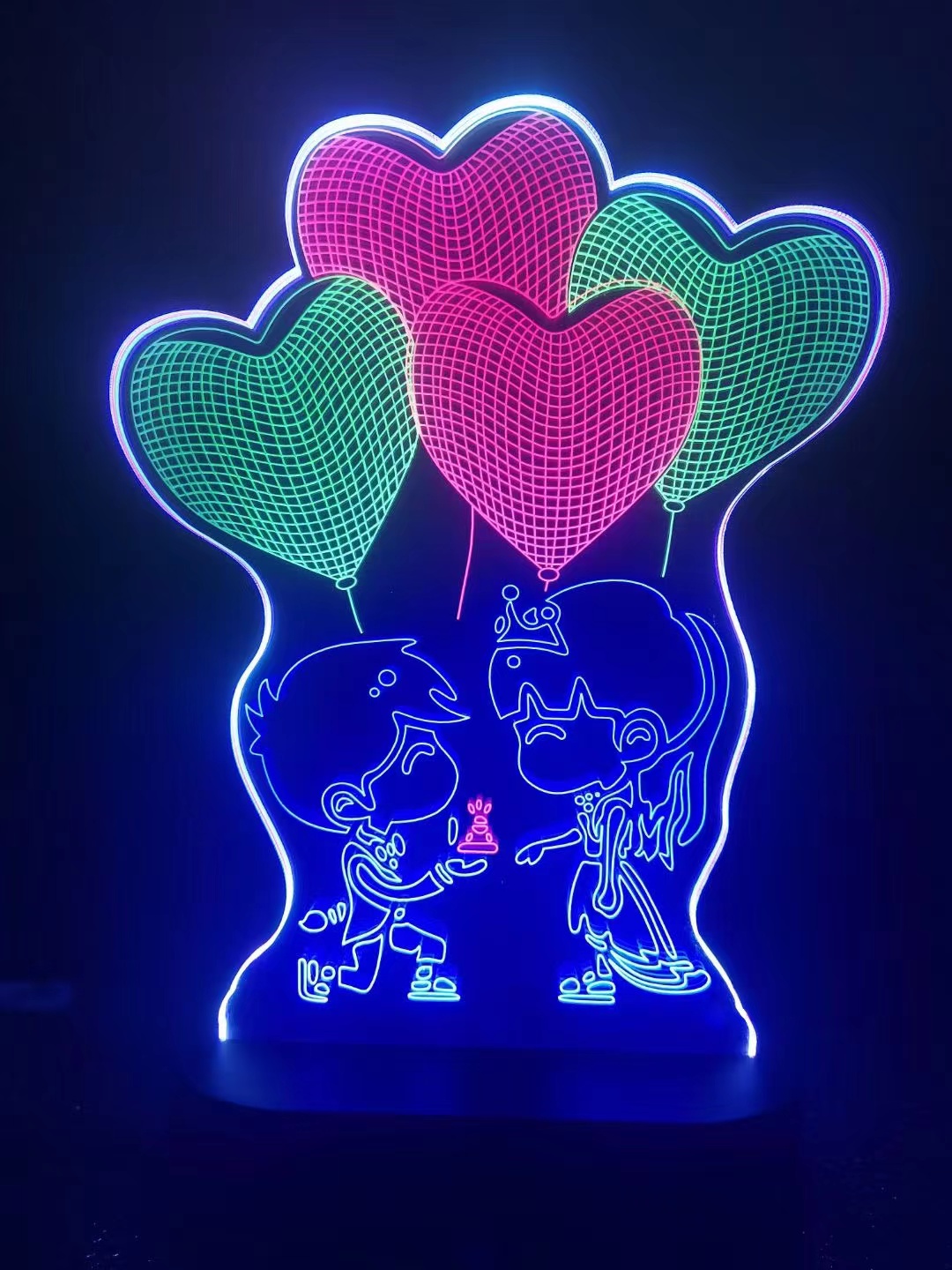 Letter Z decorative lights, home ornaments, shaped lights, festival gifts, and presents for students Item Picture