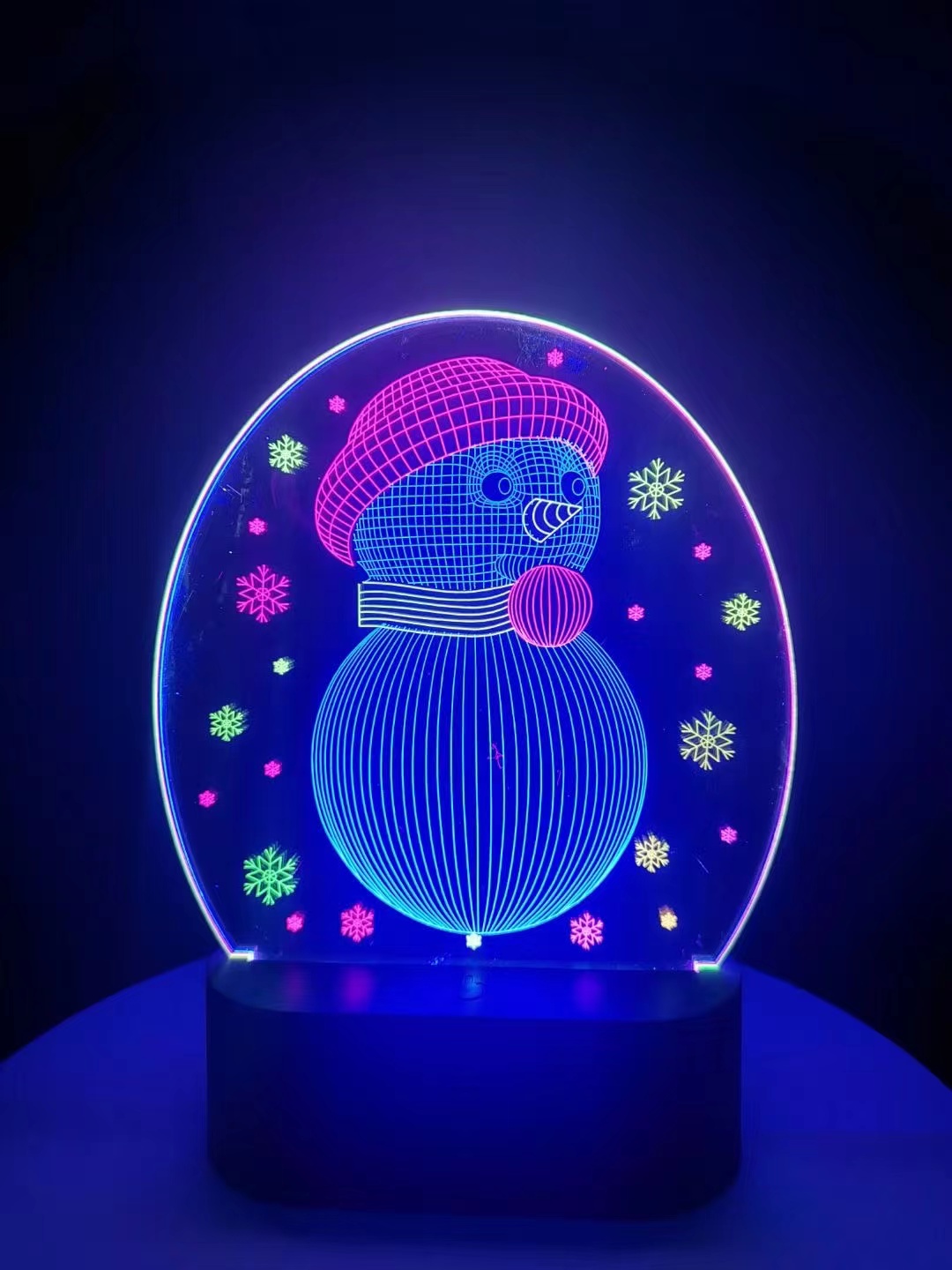 Number 3 decorative lights, home ornaments, shaped lights, festival gifts, and presents for students details Picture