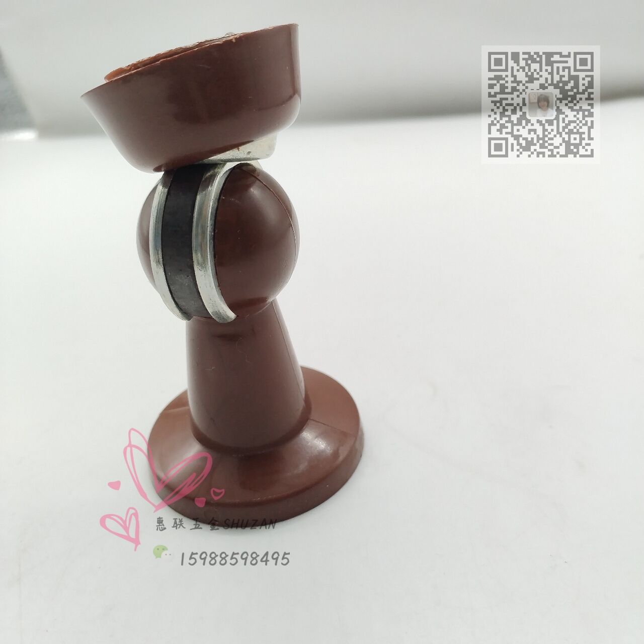 Shuzan high-quality brand silent door suction, home bedroom anti-soil hanging door hardware accessories, door touch ground suction, Yemen handle, old model upgrade Item Picture