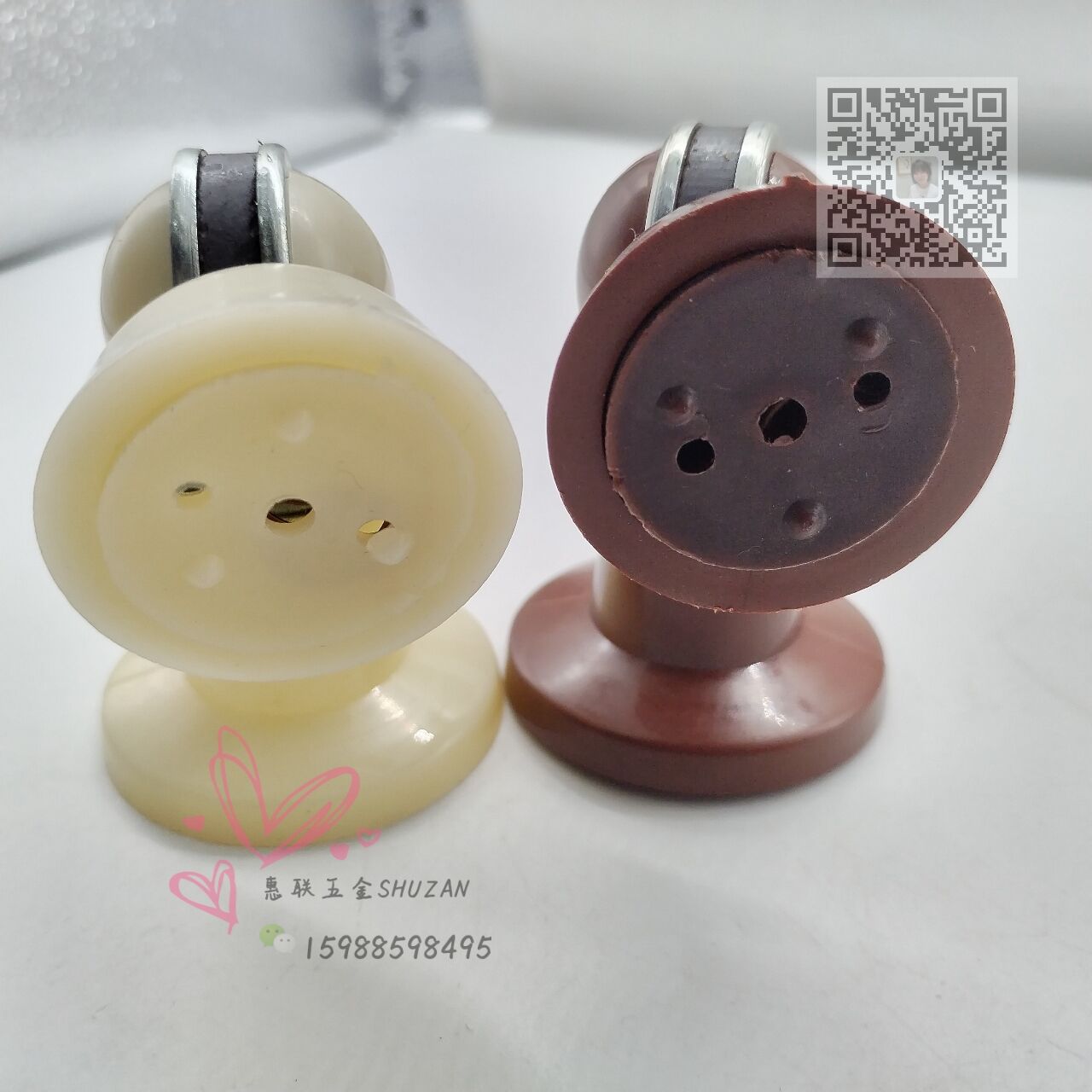 Shuzan high-quality brand silent door suction, home bedroom anti-soil hanging door hardware accessories, door touch ground suction, Yemen handle, old model upgrade