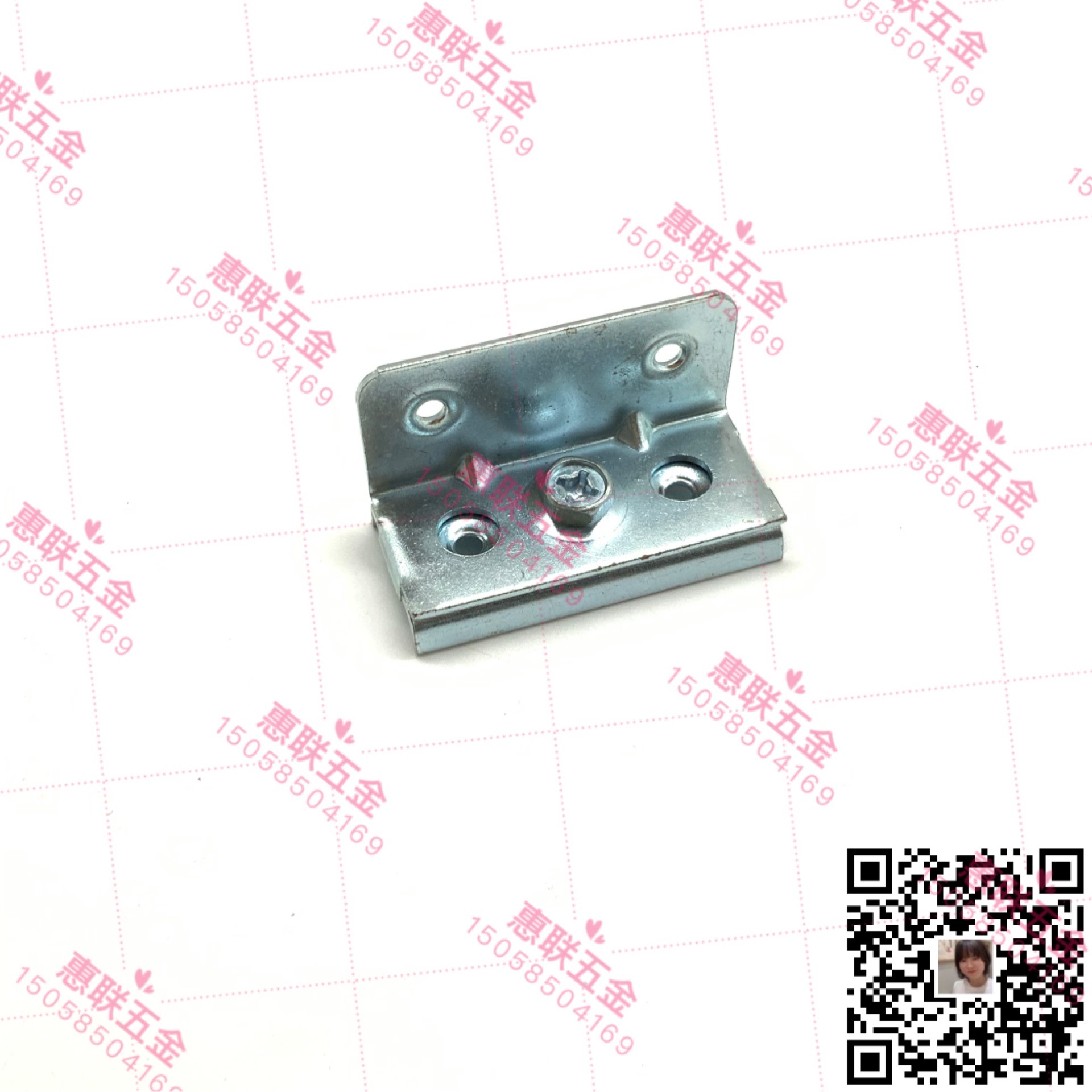 Shuzan color zinc bed fasteners, furniture hardware accessories, full-house customization, lock fasteners, bed connection parts, silver details Picture