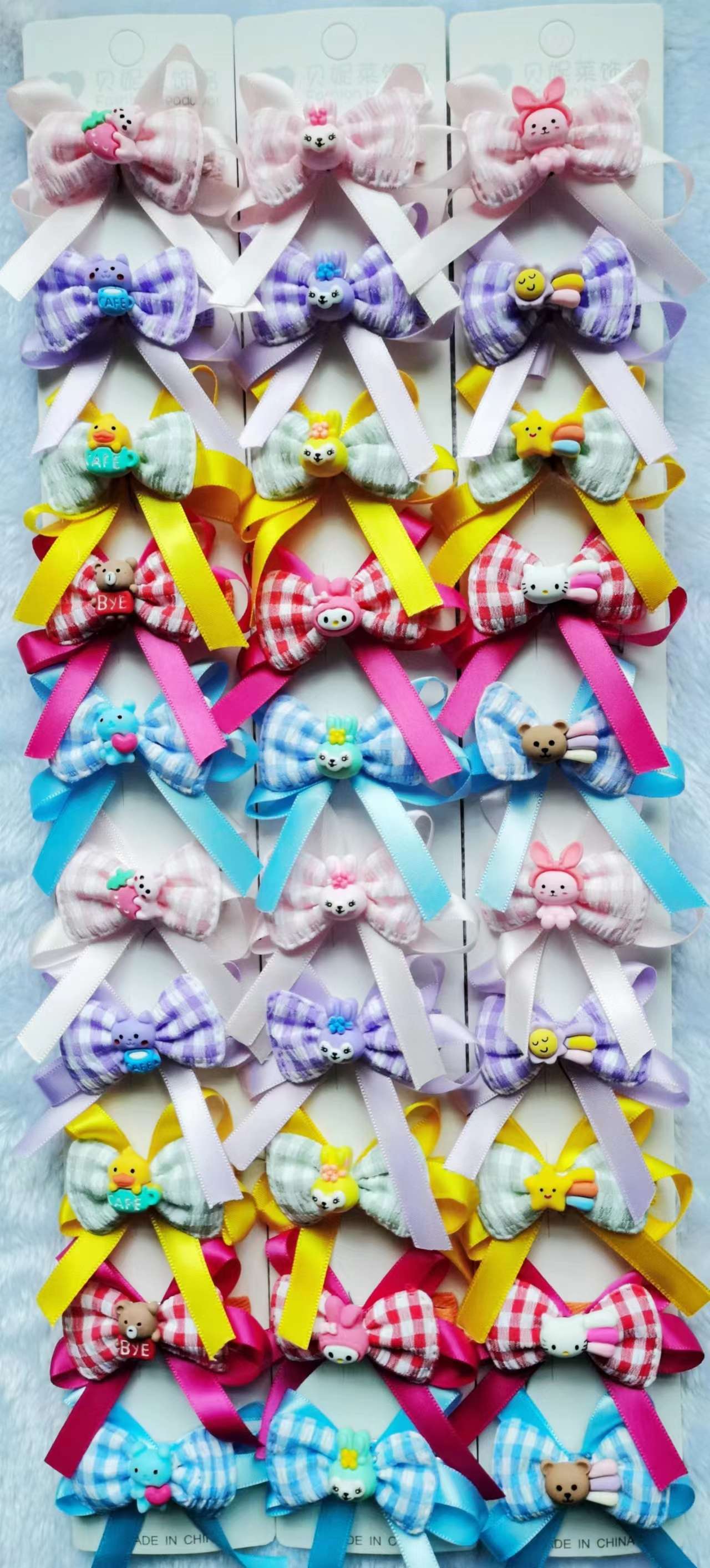 贝妮莱饰品之流行飘带领结加可爱动物树脂款