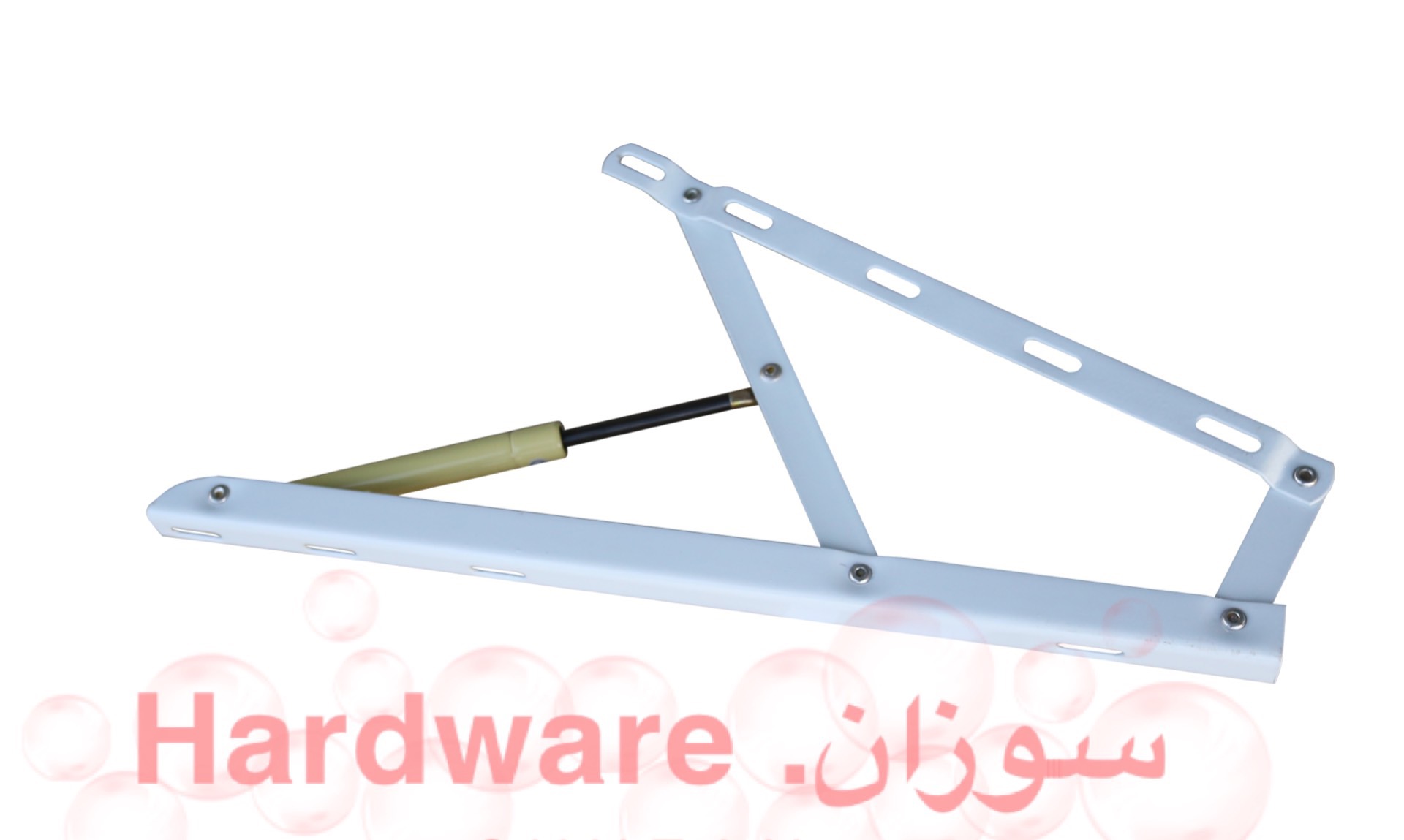 Shuzan Xinxing Hardware Silver bed thickened pneumatic support rod, bed box lifter, hydraulic air support bracket, storage box cabinet convenient lifting and lowering, gas spring
