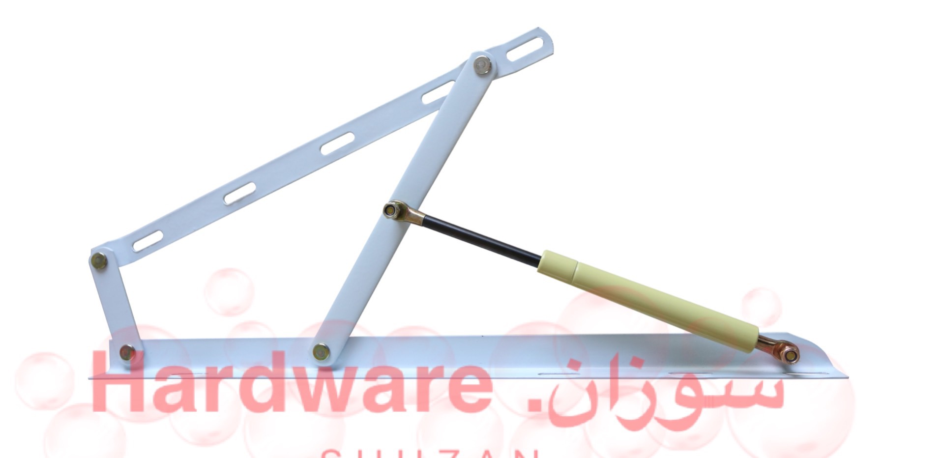 Shuzan Xinxing Hardware Silver bed thickened pneumatic support rod, bed box lifter, hydraulic air support bracket, storage box cabinet convenient lifting and lowering, gas spring Application Scenario