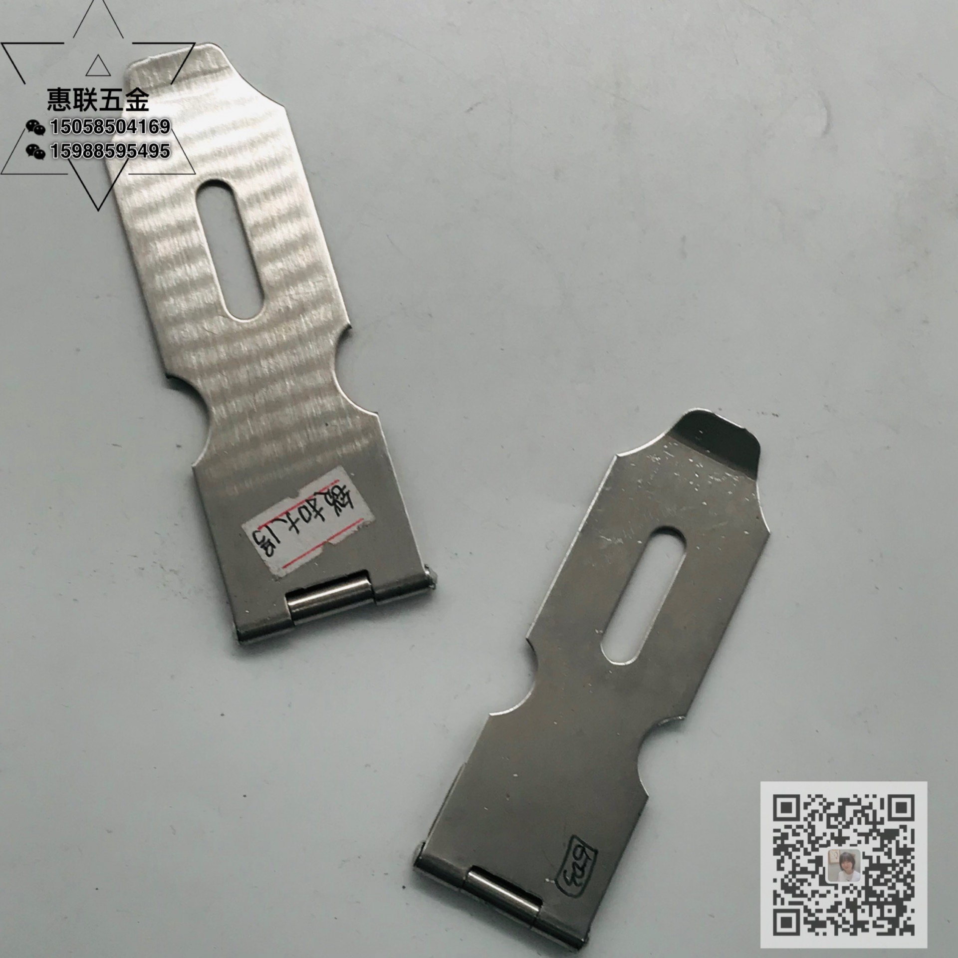 Shuzan Xinxing Hardware thickened wide plate stainless steel lock plates, safety bolts, anti-theft safety door lock buckles, high-quality door and window accessories, and other locks Item Picture