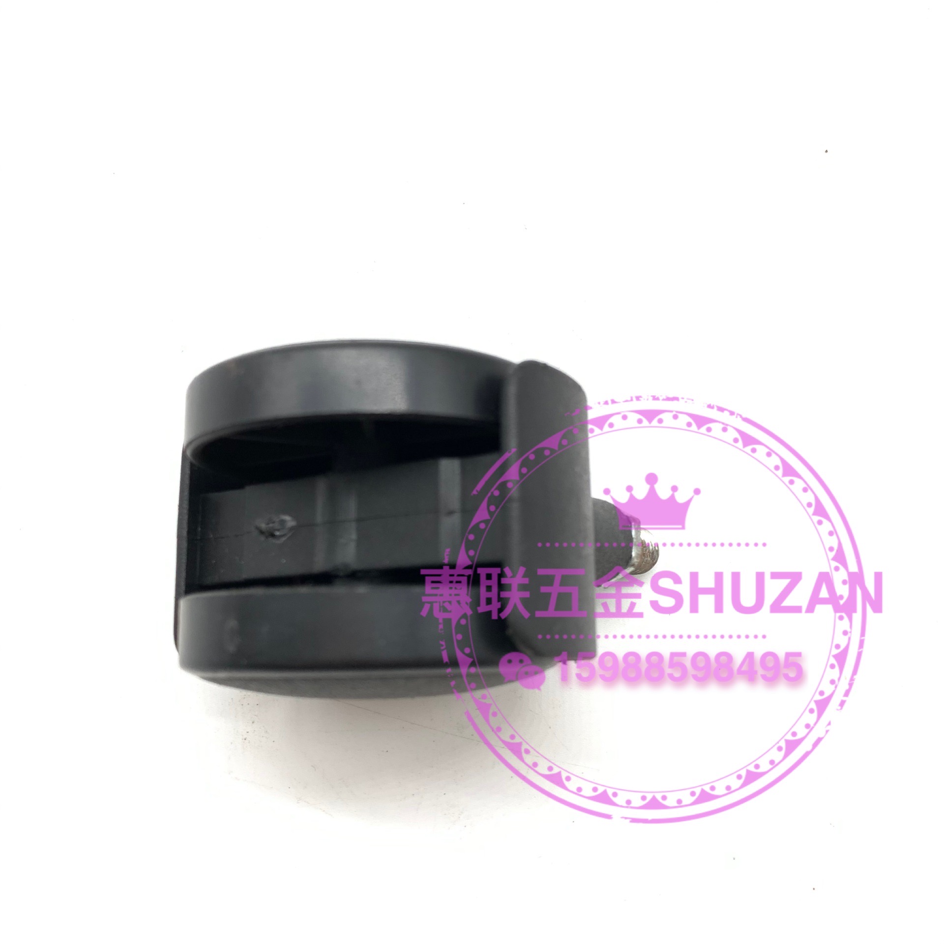 Shuzan high-quality rubber swivel casters, special screw rods for refrigerator shelves, movable furniture wheels, silent, wear-resistant and strong load-bearing capacity Specification image