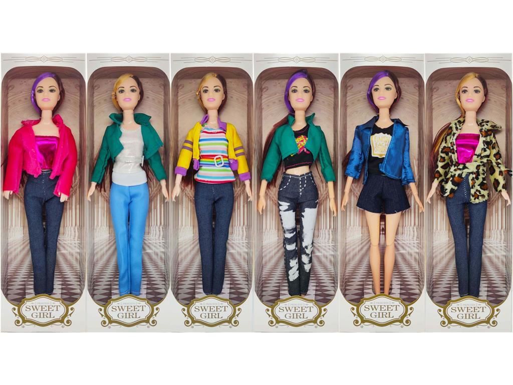 A variety of styles of 11.5-inch articulated doll clothes are mixed and matched details Picture