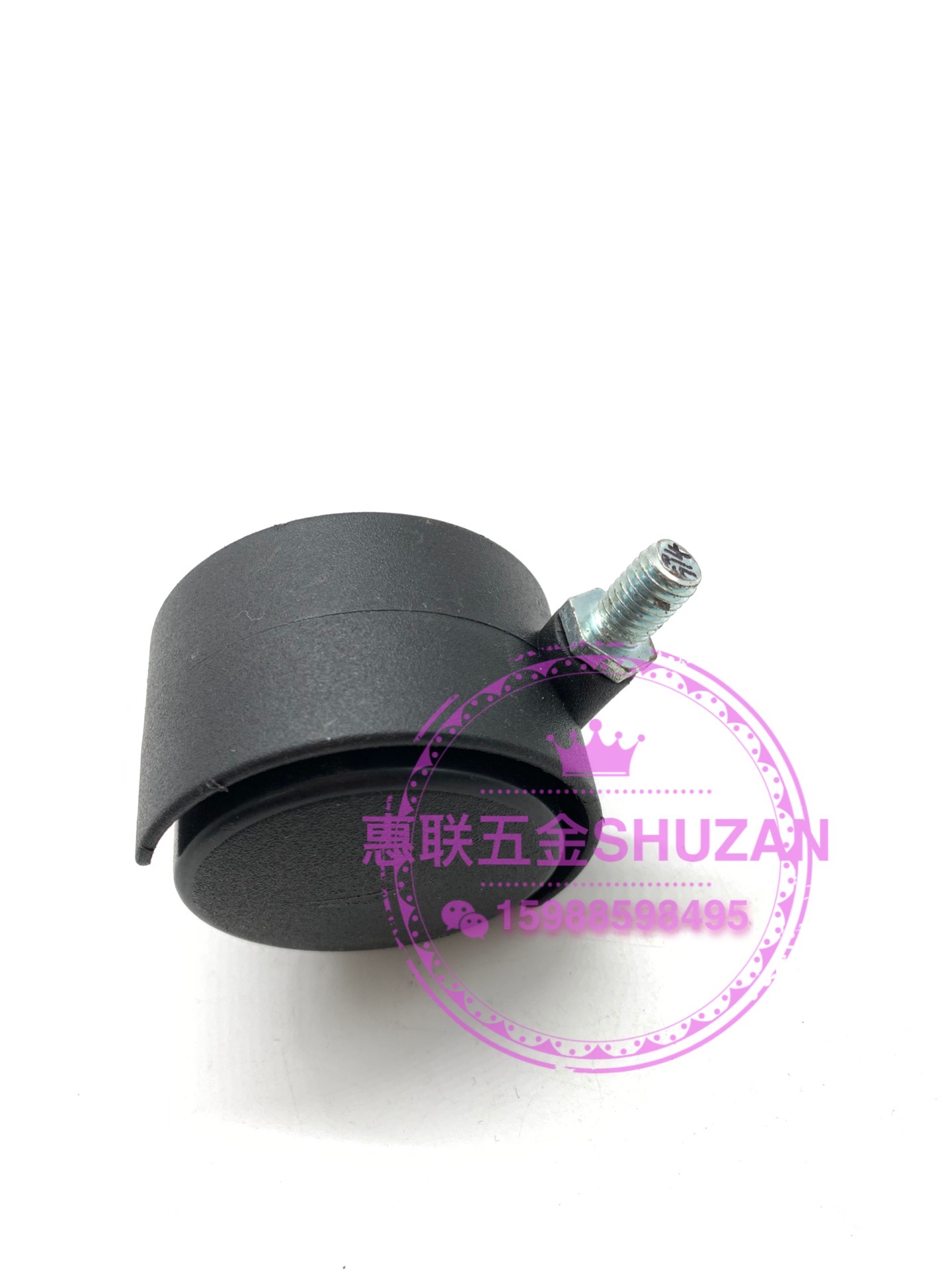 Shuzan high-quality rubber swivel casters, special screw rods for refrigerator shelves, movable furniture wheels, silent, wear-resistant and strong load-bearing capacity