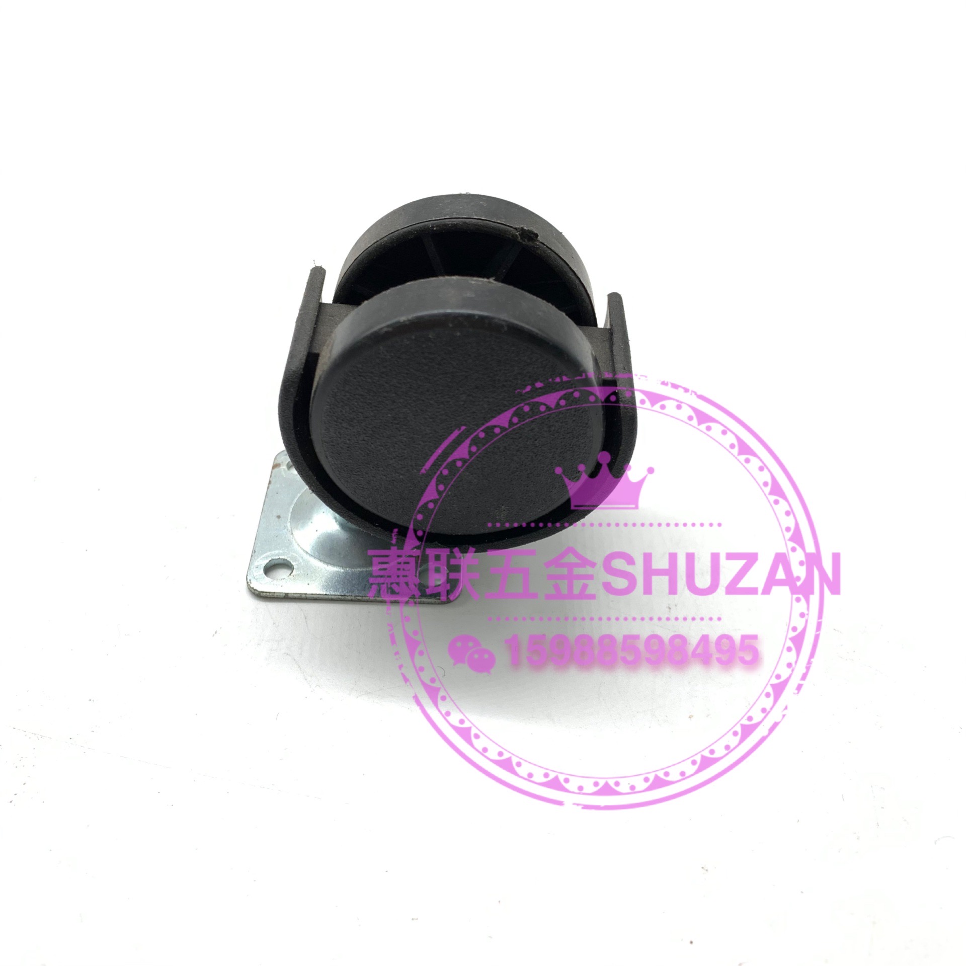 Shuzan high-quality rubber swivel casters, special screw rods for refrigerator shelves, movable furniture wheels, silent, wear-resistant and strong load-bearing capacity Item Picture