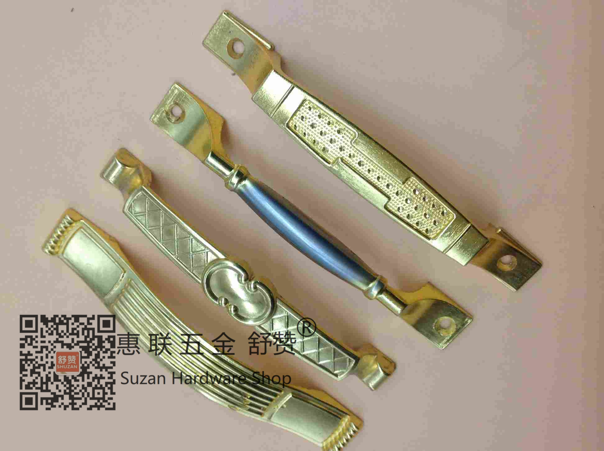 Shuzan brand's best-selling pebble door handles, door handles, aluminum alloy door hardware accessories, ice crack, European-style cabinet door handles are available in multiple styles Specification image