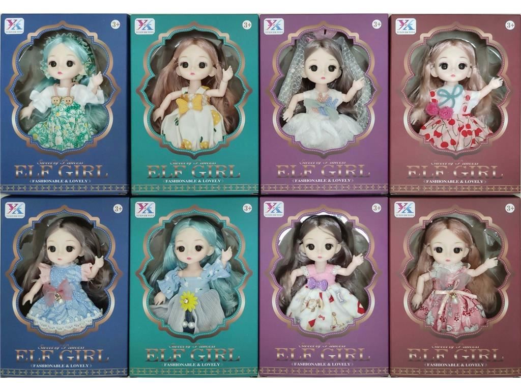 6-inch joint solid body dolls for export, mixed styles of doll toys for girls Application Scenario