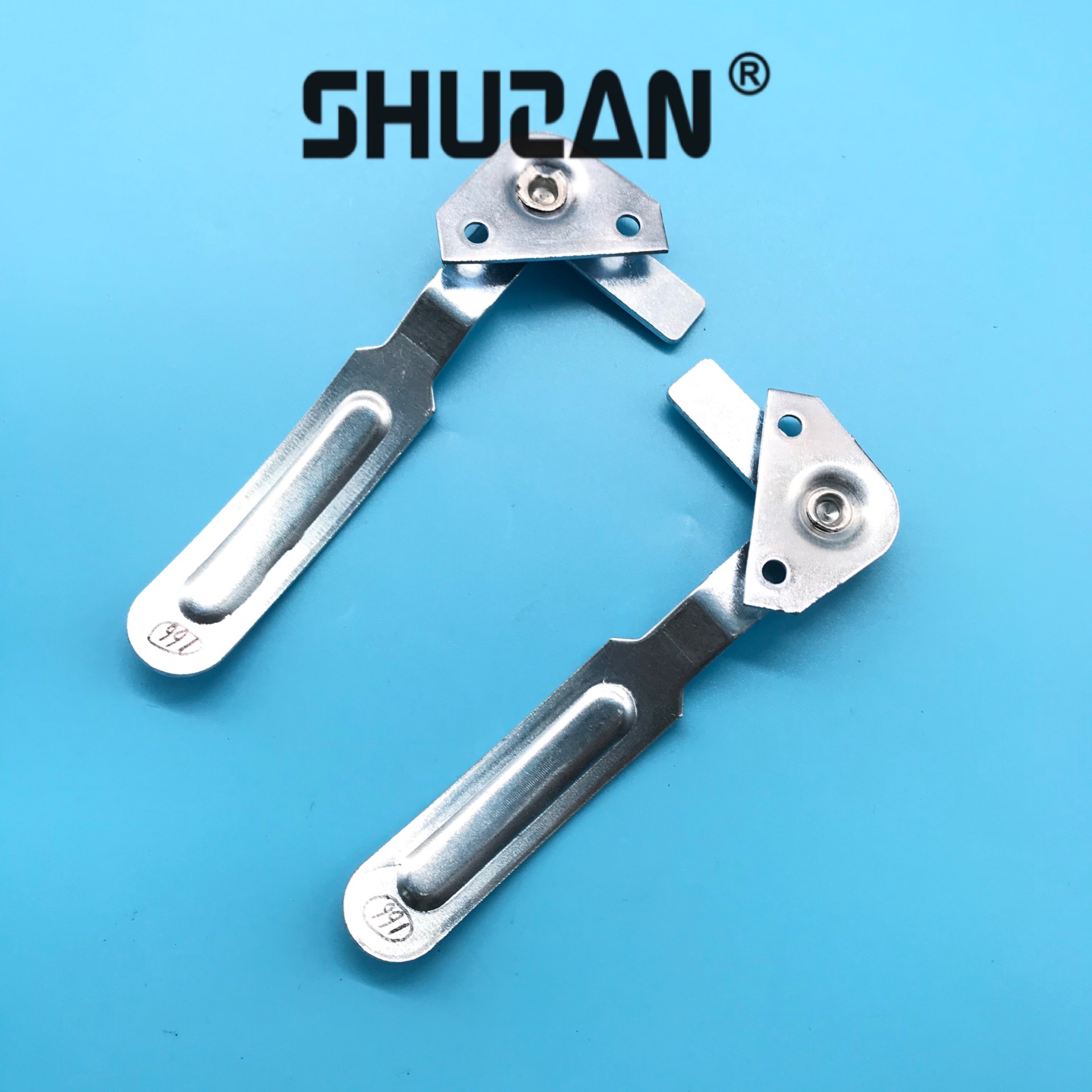 Shuzan pebble ice crack European-style cabinet door handle, door and window handle hardware accessories, decorative handle details Picture