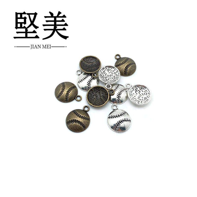 单孔带吊棒球锌合金配件Y134
