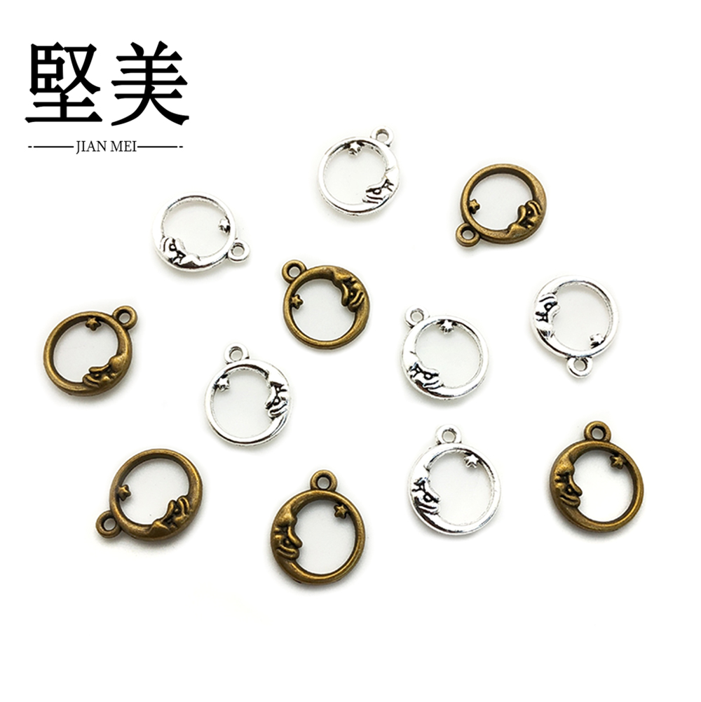 Single-hole with hanging moon circle Y0270