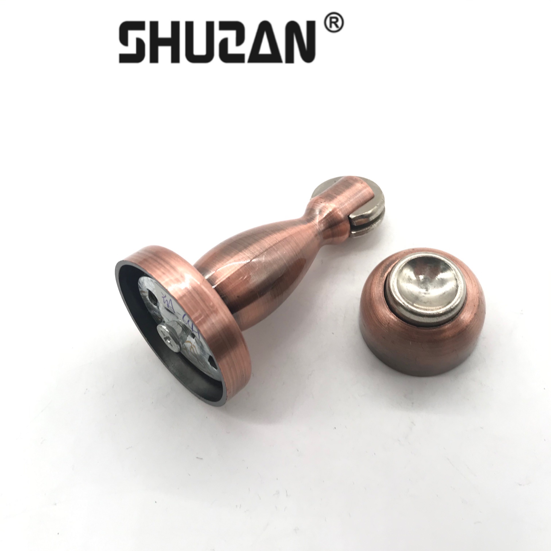Shuzan high-quality hardware brand magnetic door, floor stop, bedroom door handle, anti-soil hanging door, and suitable door stop accessories Specification image