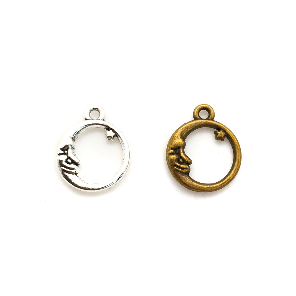 Single-hole with hanging moon circle Y0270 Specification image