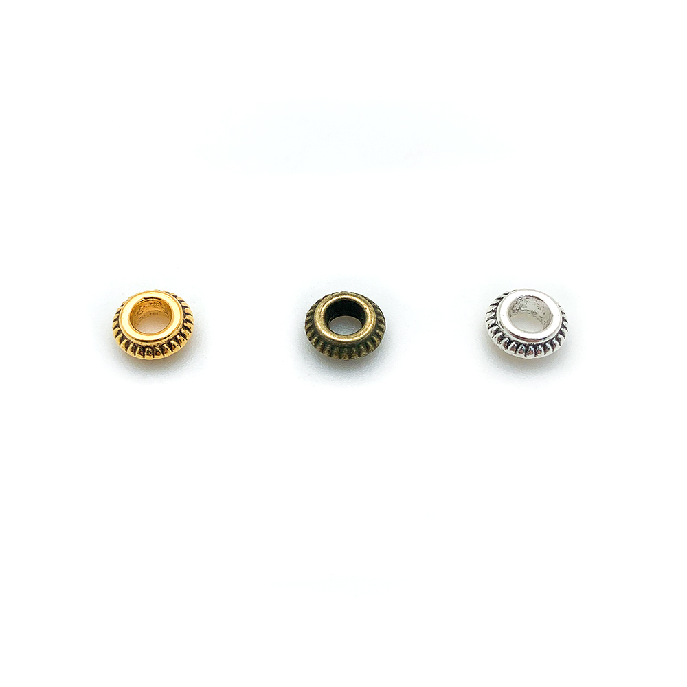 Small hole bead zinc alloy jewelry accessory spacer bead Y0327 details Picture