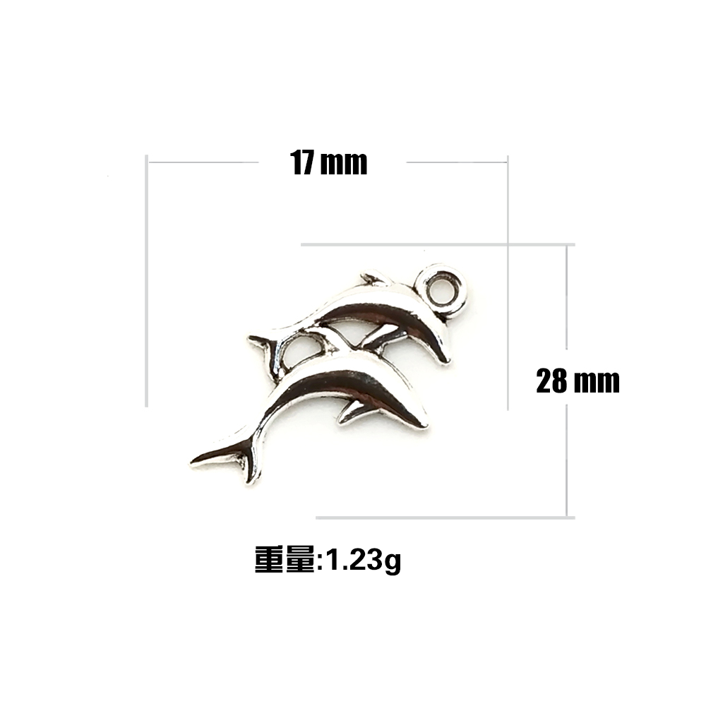 Single hole con gancho dolphin alloy accessories Y049 Item Picture