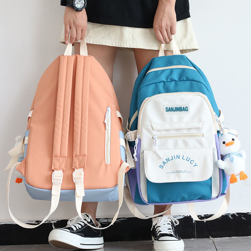 书包女韩版双肩包初中高中大学生森系大容量小学生三到六年级背包电脑包详情图5