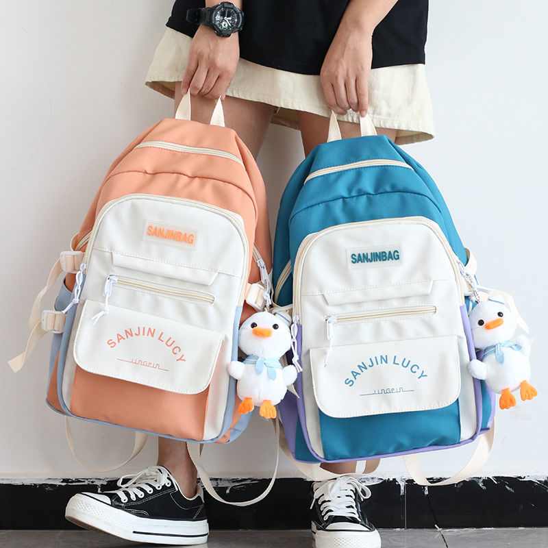 书包女韩版双肩包初中高中大学生森系大容量小学生三到六年级背包电脑包详情图4