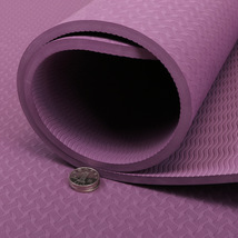 厂家直销TPE单色瑜伽垫 加宽加厚双人瑜伽垫 瑜伽健身垫