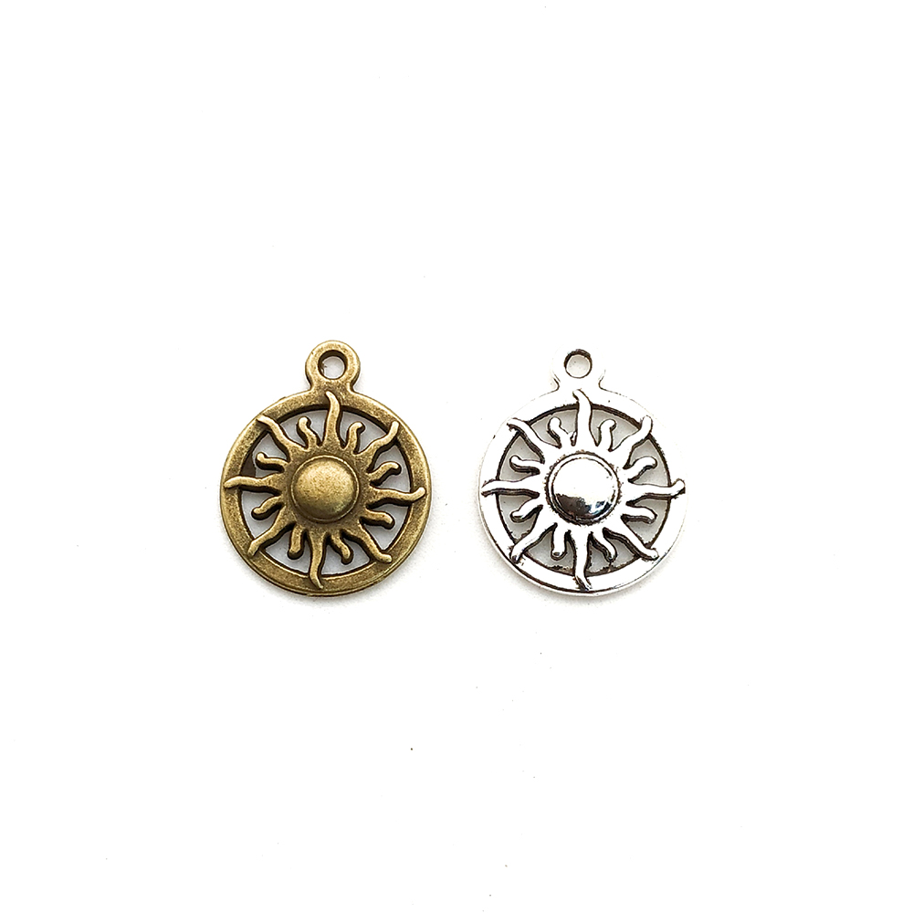 Single hole cinta colgante sunflower zinc alloy accesorio Y060 details Picture