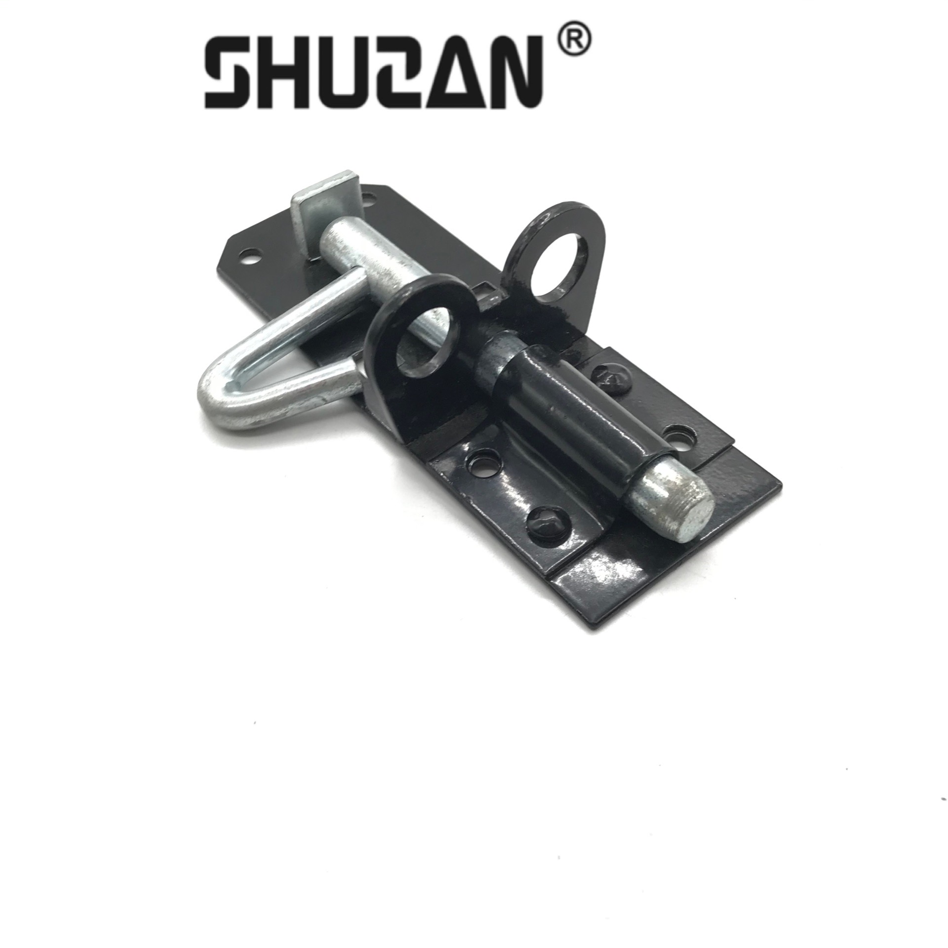 Shuzan 304 dust collector, thickened latch, lock, door, floor latch, wooden door, exposed latch, aluminum latch, household special-shaped hardware tools, rabbit latch, dust collector, model 003 Item Picture