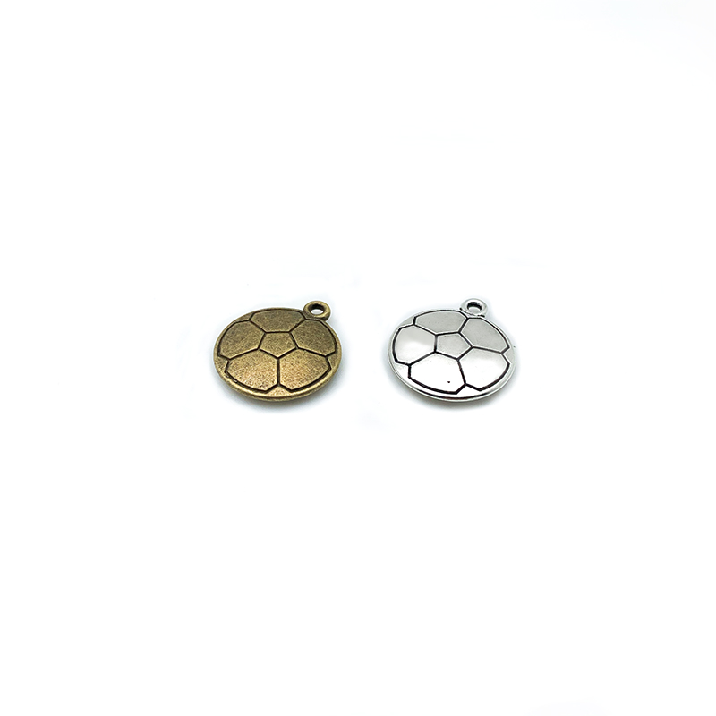 Single hole cinta colgante fútbol zinc alloy accesorios Y197 Item Picture