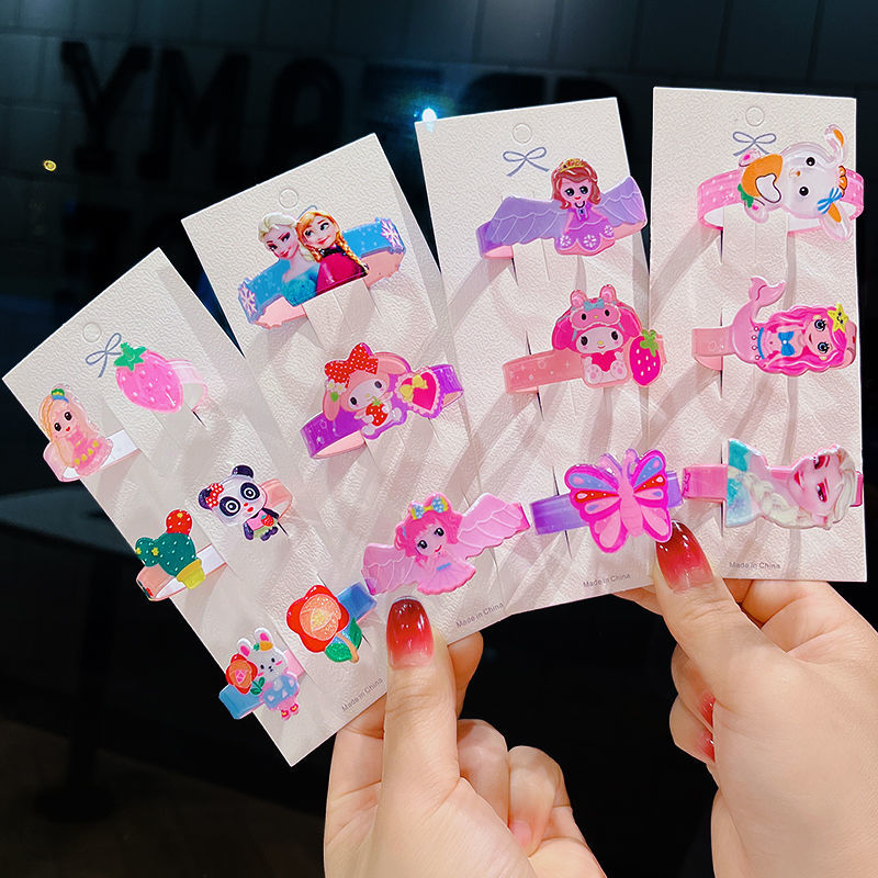 Baby cute cartoon bracelet, little girl open bracelet, princess jewelry, toy animal fruit accessory bracelet