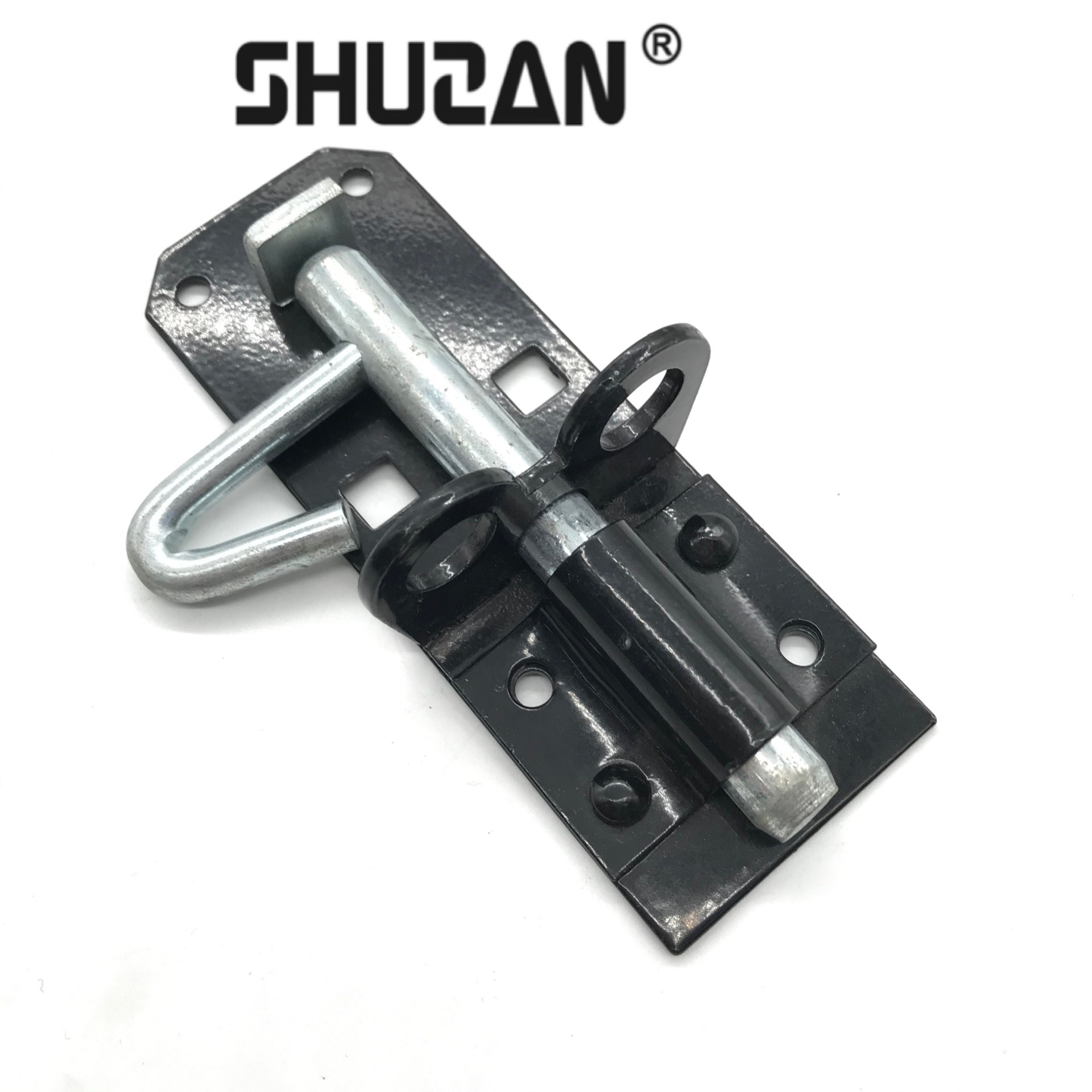 Shuzan 304 dust collector, thickened latch, lock, door, floor latch, wooden door, exposed latch, aluminum latch, household special-shaped hardware tools, rabbit latch, dust collector, model 003