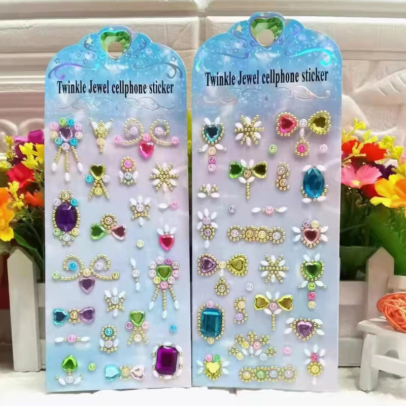 Cross-border European and American acrylic diamond stickers Christmas series Acrylic diamond stickers