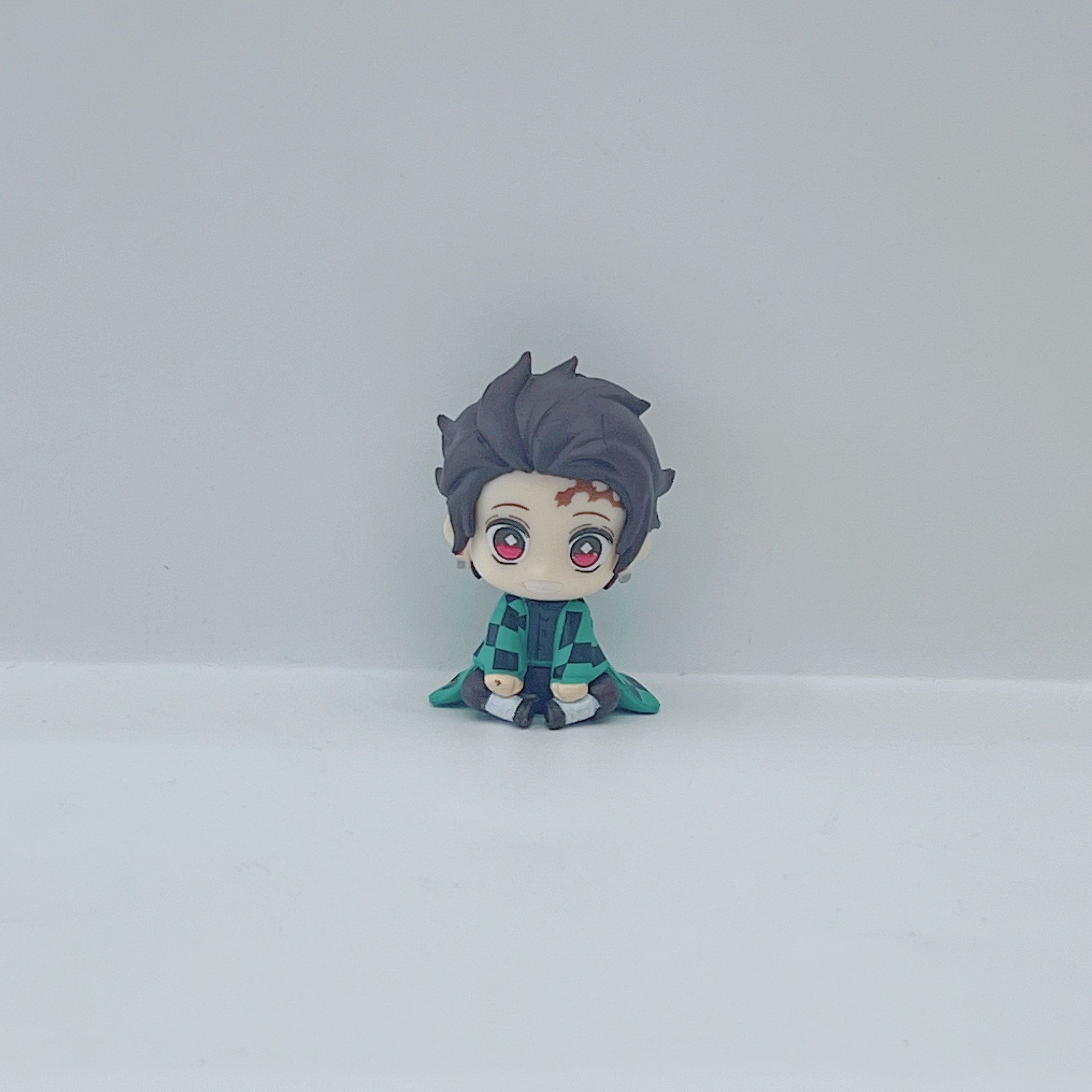5 seated Demon Slayer figurines, figurines, toys, blind boxes, key pendants, car gacha gifts Item Picture
