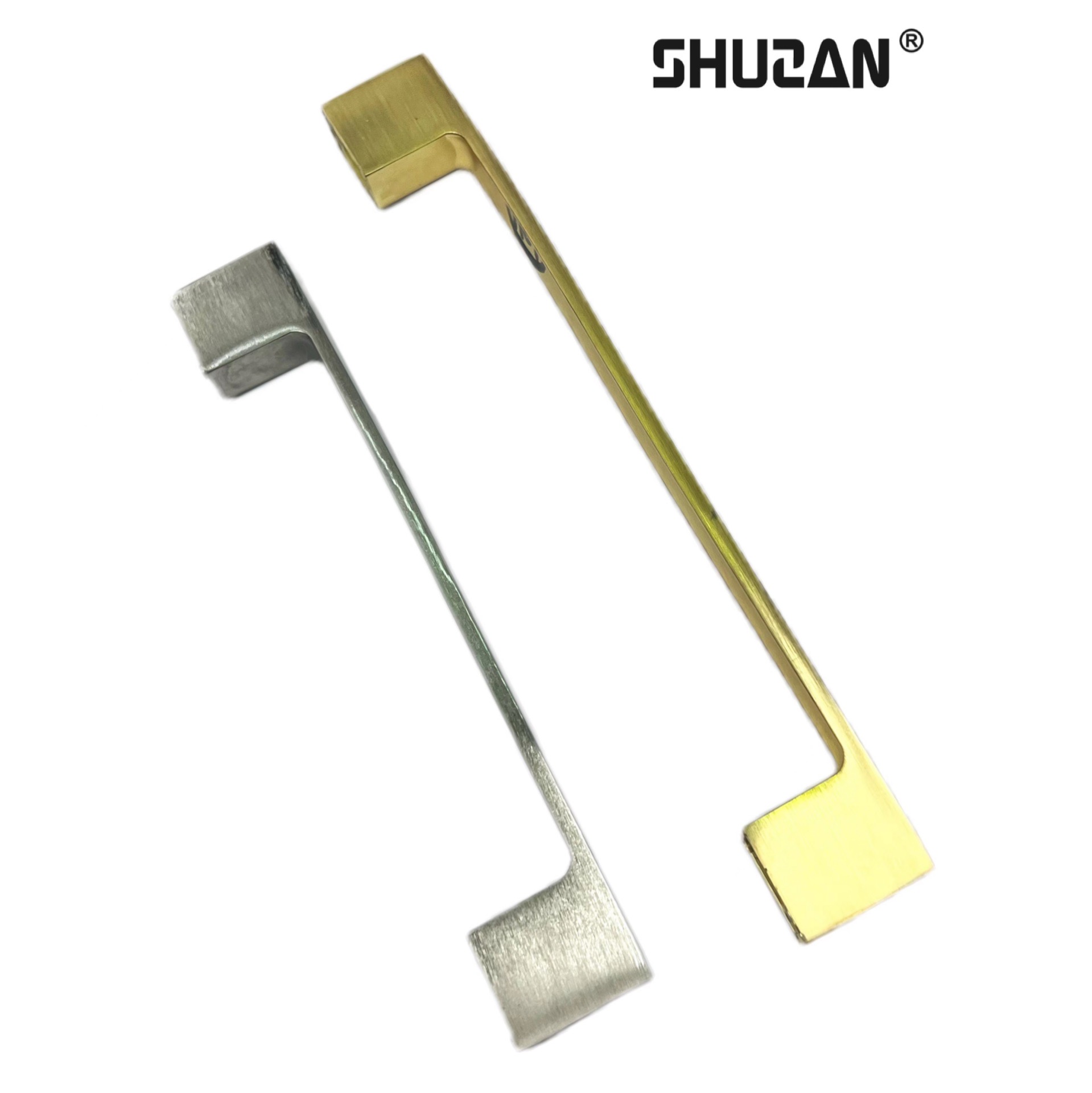 Shuzan, a well-known brand, offers custom-made European-style cabinet door handles with ice crack patterns, stainless steel door handles, door hardware accessories, and pebble design specifications Item Picture