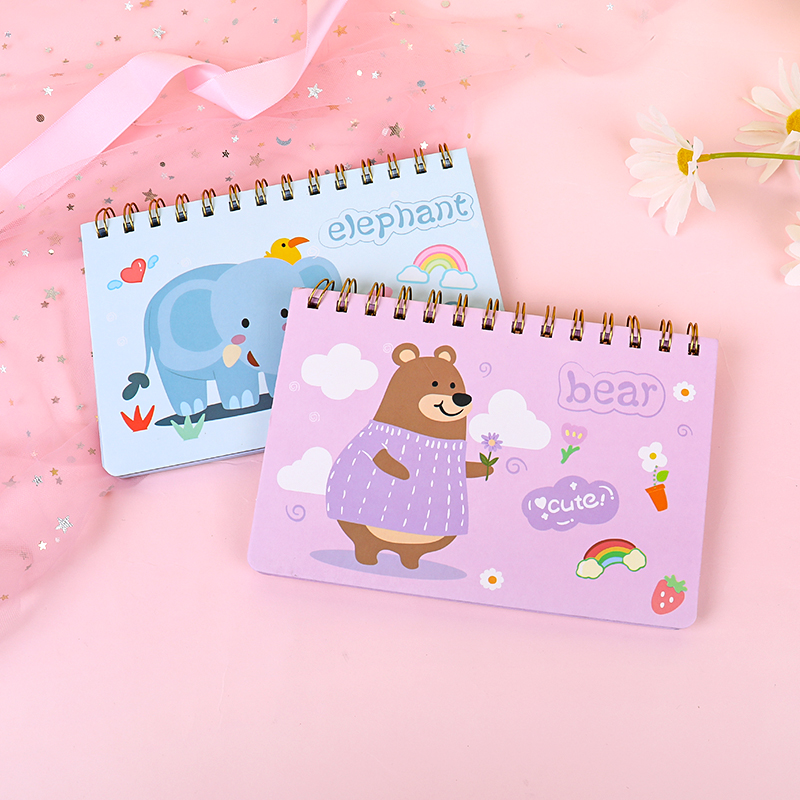 weibo Weibo Creative Cartoon Coil Notebook, mini portable notebook for students, Cute children's small gift stationery details Picture
