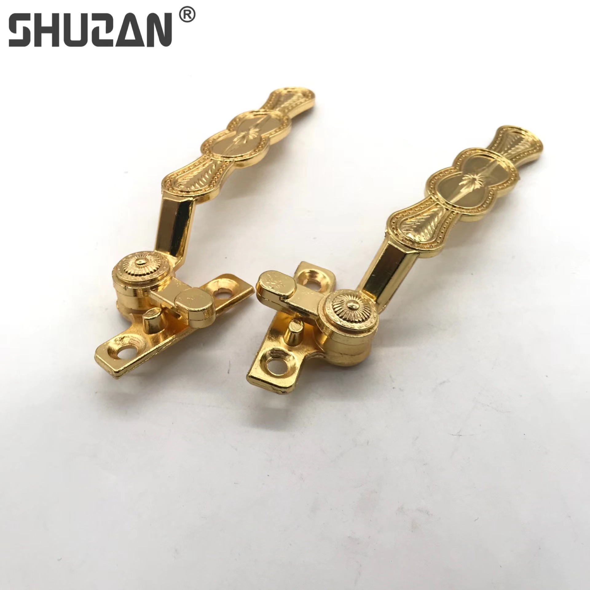 Shuzan Ice crack European-style cabinet door handle door hardware accessories, retro style and elegant design, factory direct sales Specification image