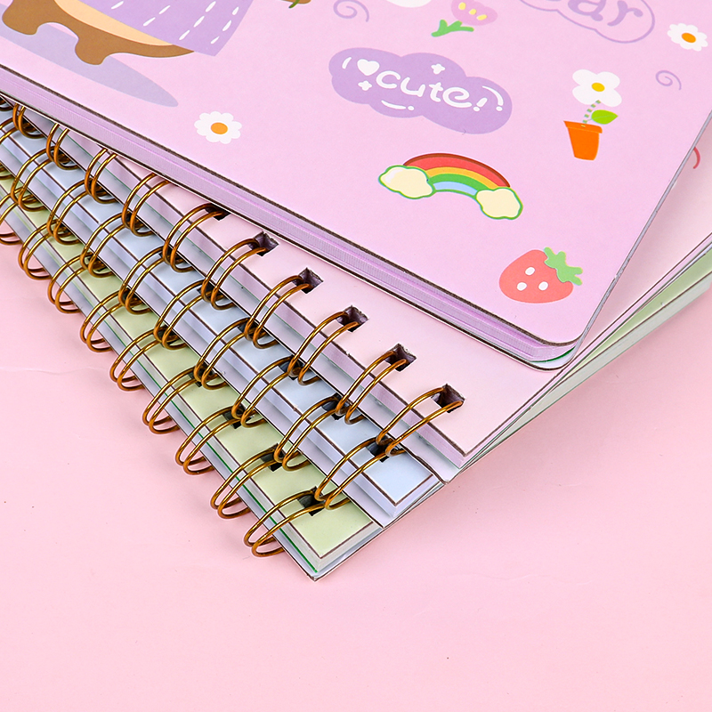 weibo Weibo Creative Cartoon Coil Notebook, mini portable notebook for students, Cute children's small gift stationery Application Scenario