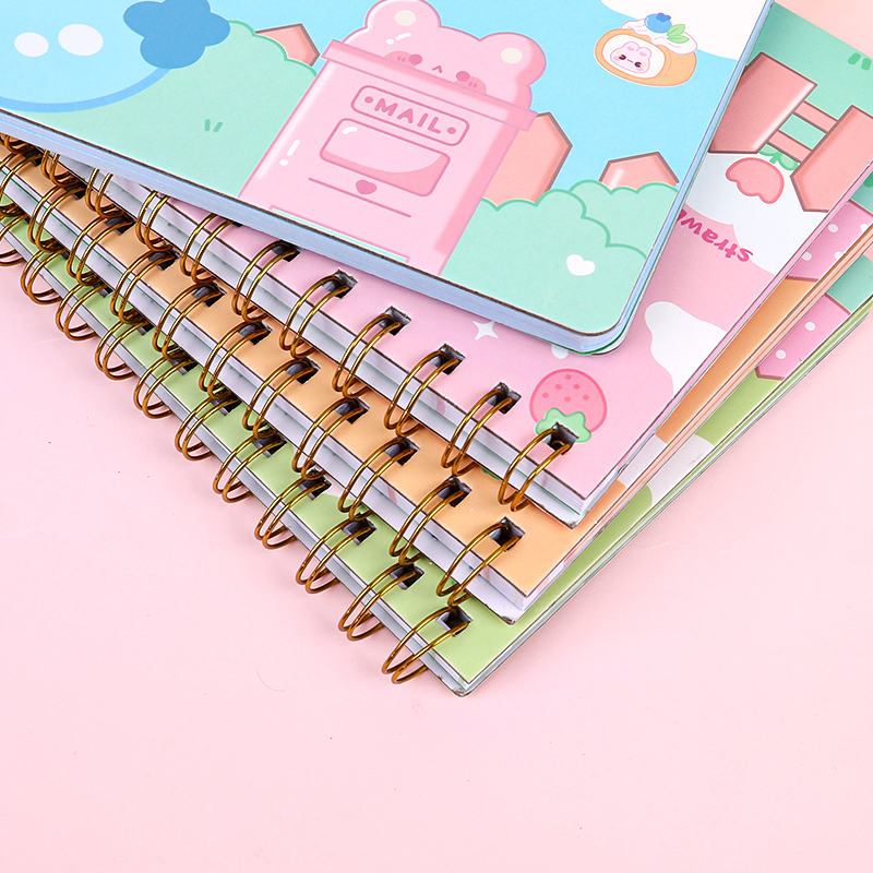 weibo Weibo Creative Cow Coil Mini Portable Notebook for Students, Cute Children's Small Gift Stationery Application Scenario