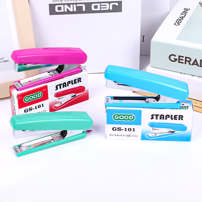The weibo Weibo stapler comes with a built-in stapler shovel and is a multi-functional portable standard stapler for office stationery